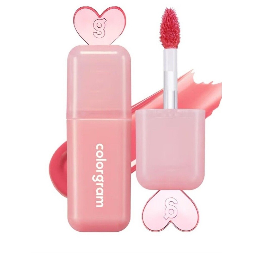 COLORGRAM Juicy Drop Tint 03 Litchi Luster | Juicy Lip Gloss, Glowing Lip Stain
